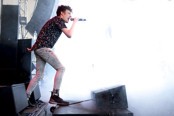 Nemo Mettler alias Nemo from Switzerland performs during the Openair Frauenfeld music festival on Thursday, July 6th, 2017, in Frauenfeld, Switzerland. The 23rd Openair Frauenfeld takes place from 6th ...
