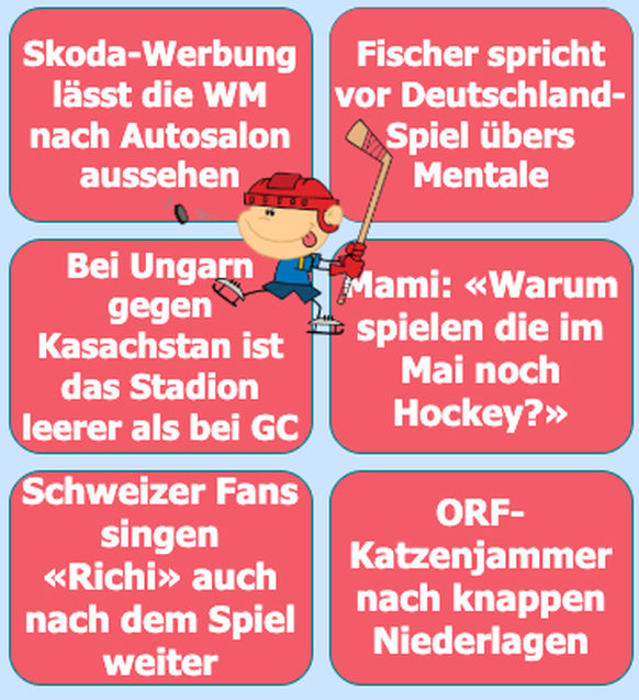 Das Bullshit-Bingo zur Hockey-WM macht fast so viel Spass wie Schweizer Tore