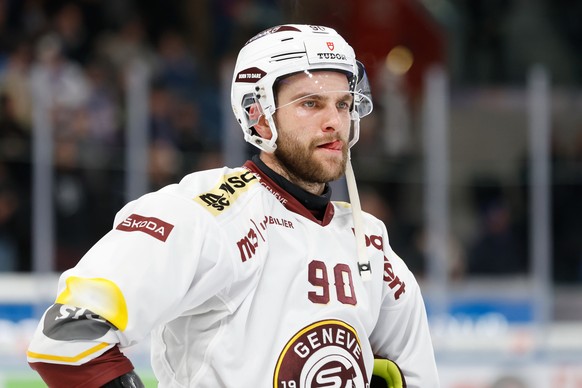 Simon Le Coultre (GSHC) entaeuscht nach dem Meisterschaftsspiel der National League zwischen den ZSC Lions und dem Geneve-Servette HC, am Freitag, den 31. Januar 2025 in der Swiss Life Arena in Zueric ...